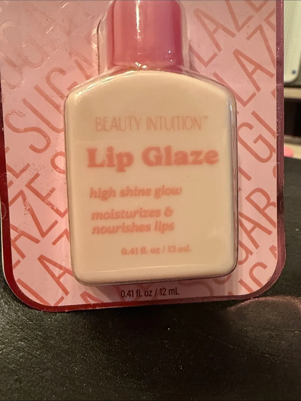 Beauty Intuition Lip Glaze - Peony Breeze Pink NIB .41 oz.
